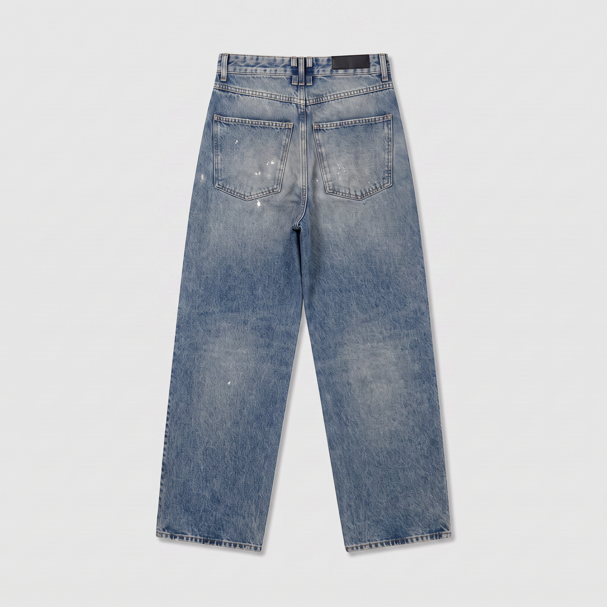 Darkpark Mark Relax Fit Denim Trousers Medium Wash Droplet
