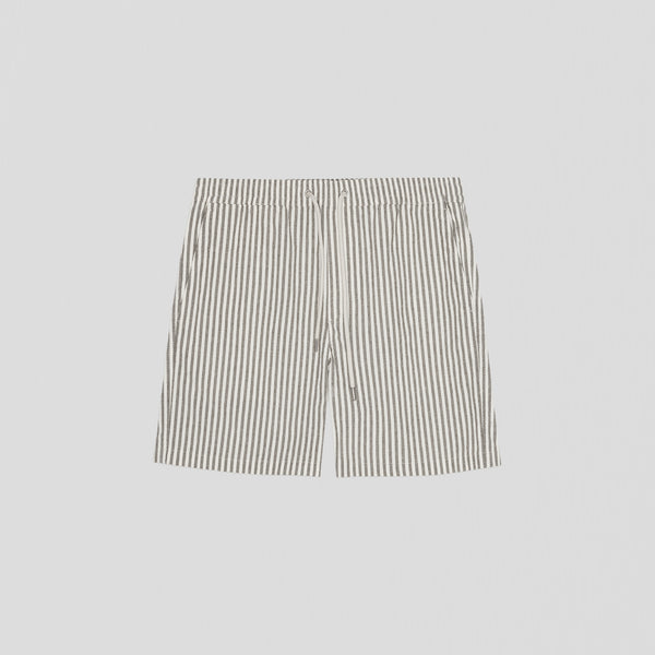 NN07 Gregor 5246 Shorts Green Stripe