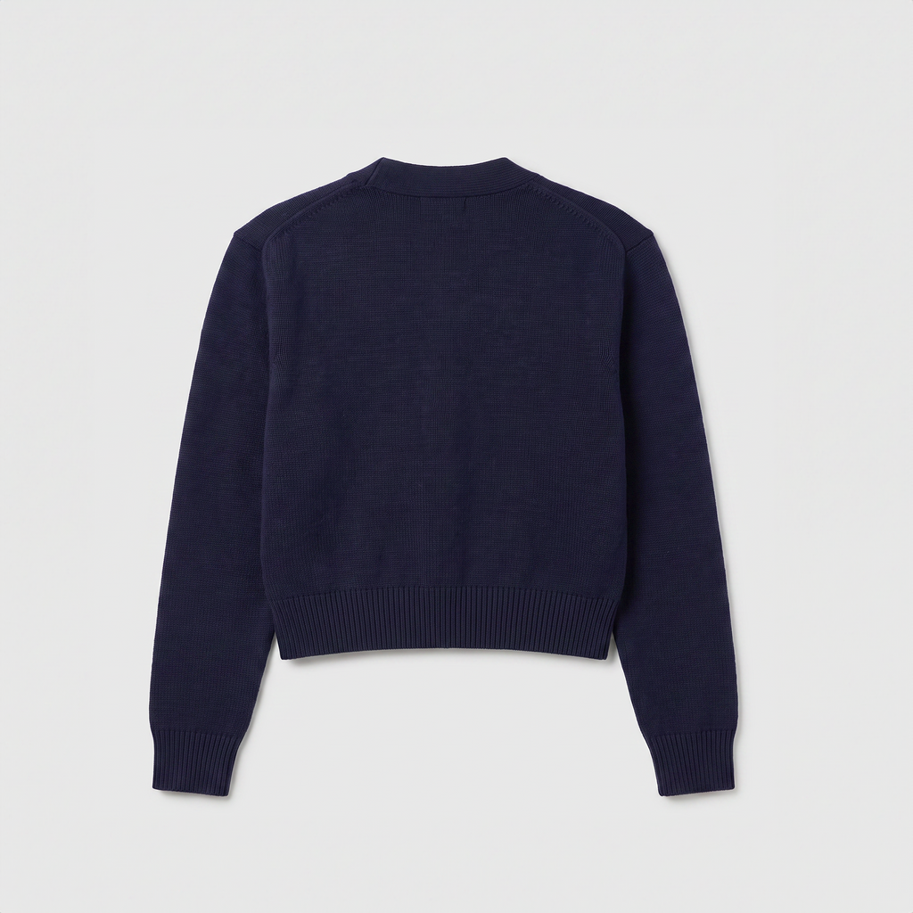 Róhe Statement Shoulder Cardigan Navy