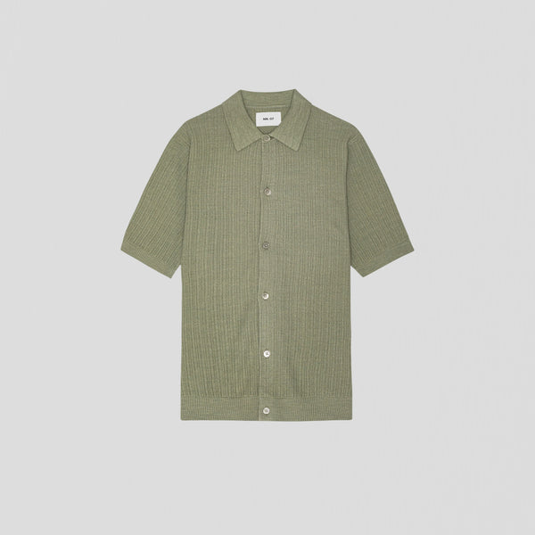 NN07 Nolan Polo 6695 Cardigan Sage Green