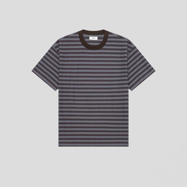 NN07 Lionel SS 30017 T-Shirt Blue Stripe
