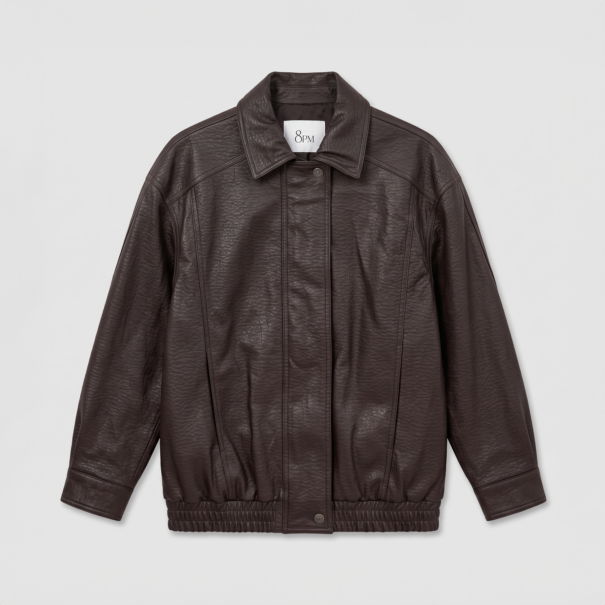 8PM Newport Down Jacket Chocolate Dark Brown