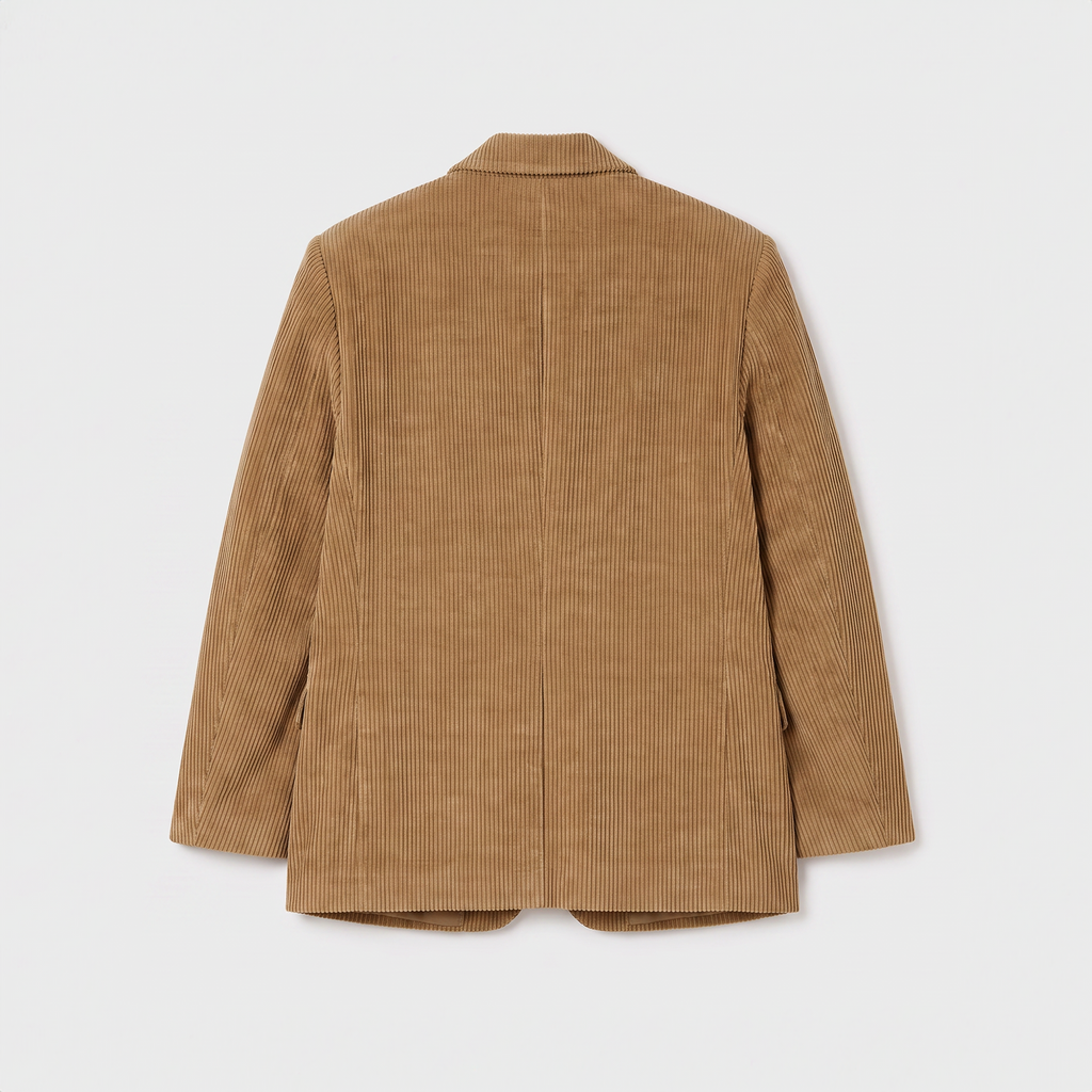 Róhe Oversized Corduroy Blazer Jacket Beige