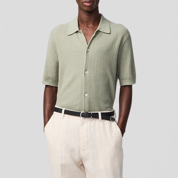NN07 Nolan Polo 6695 Cardigan Sage Green