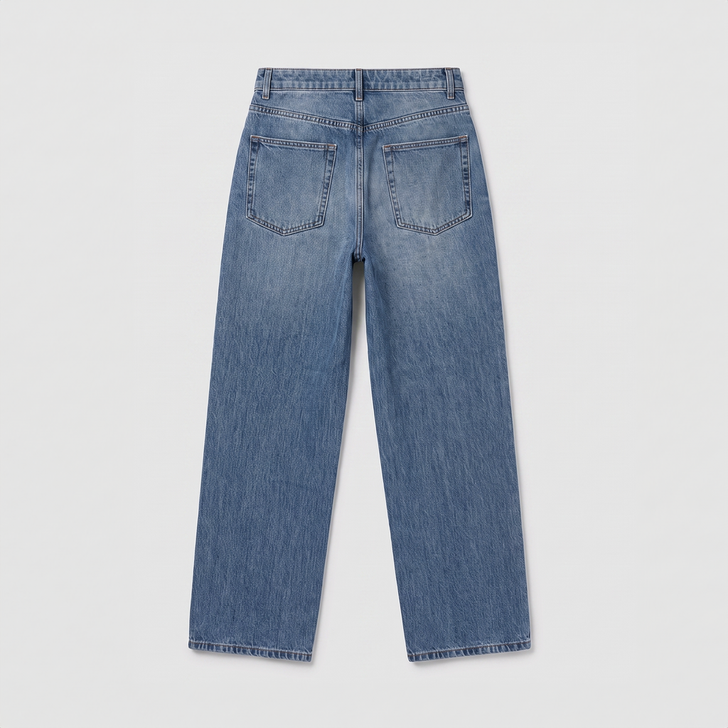 Róhe Bruun Signature Baggy Denim Classic Blue