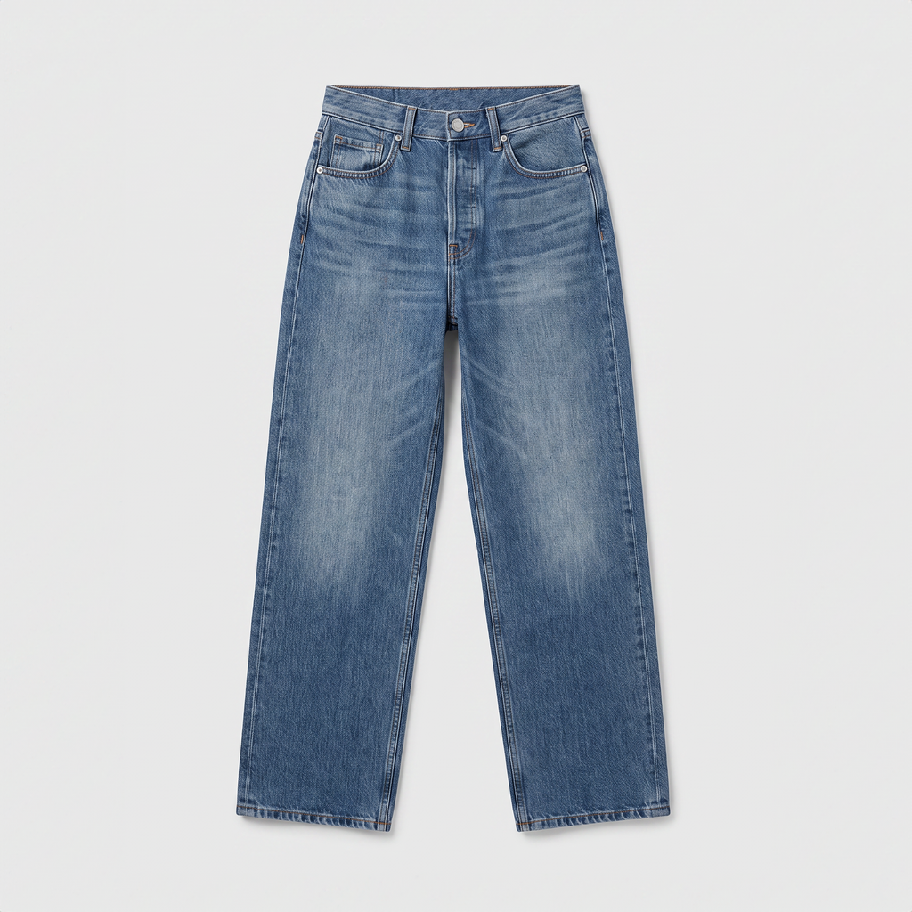 Róhe Bruun Signature Baggy Denim Classic Blue