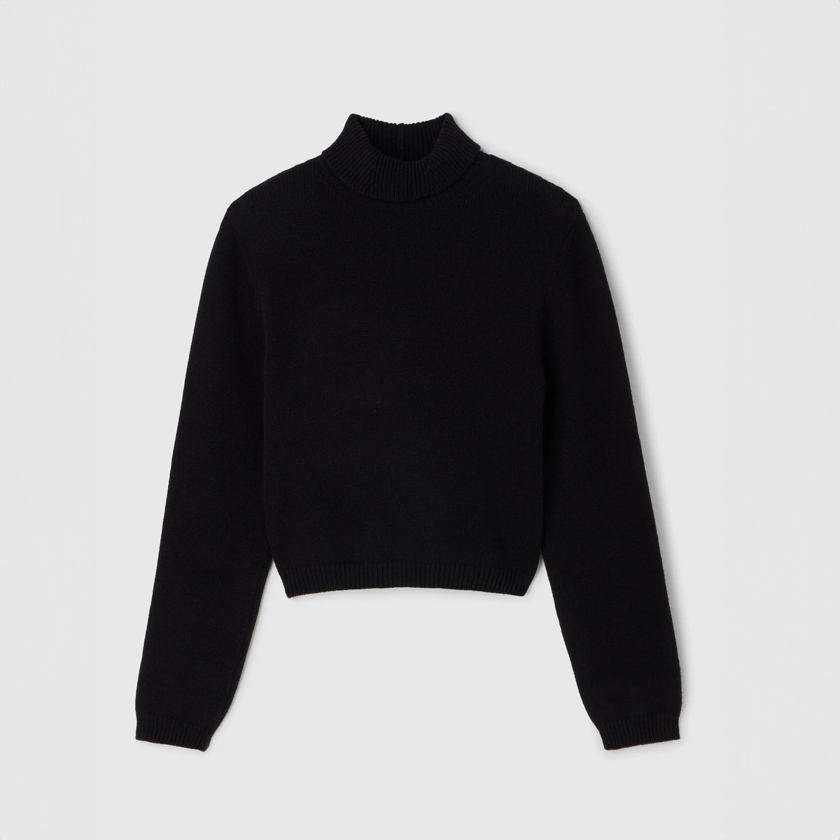 Róhe Statement Shoulder Turtleneck Black