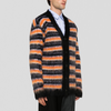 Marni Fuzzy Wuzzy Iconic Brushed Stripes Cardigan Black