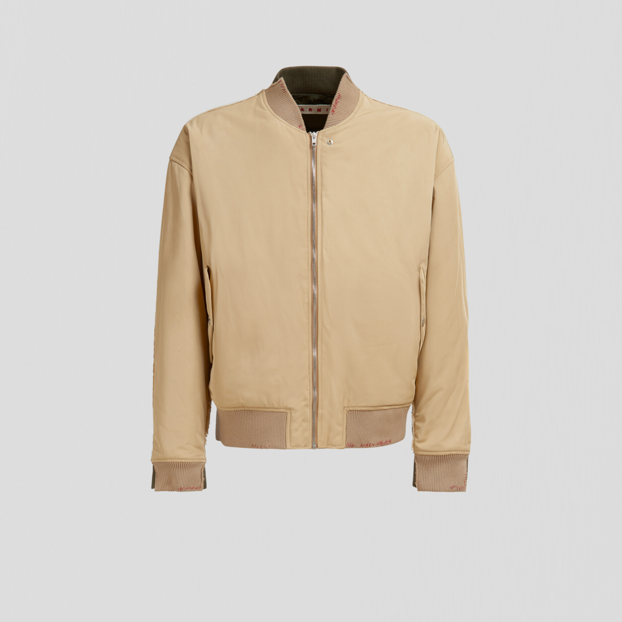 Marni Organic Water Repellent Polyester Twill Jacket Cord