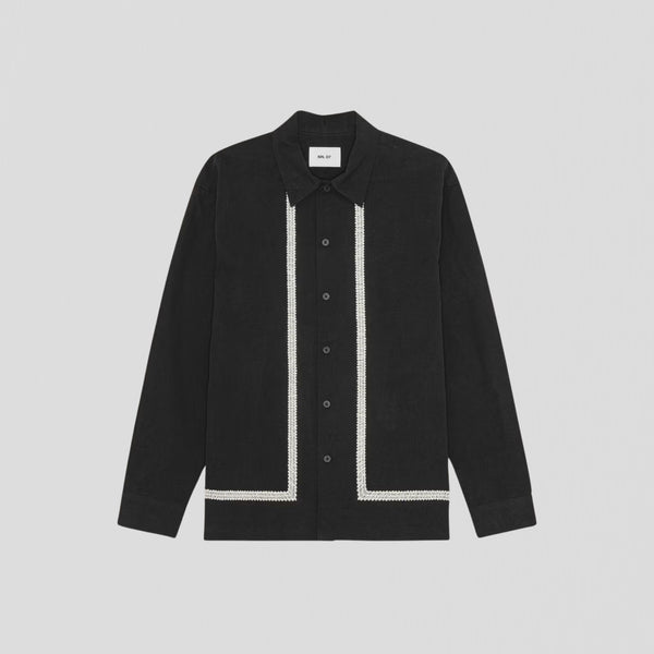 NN07 Reed EMB 50032 Shirt Black