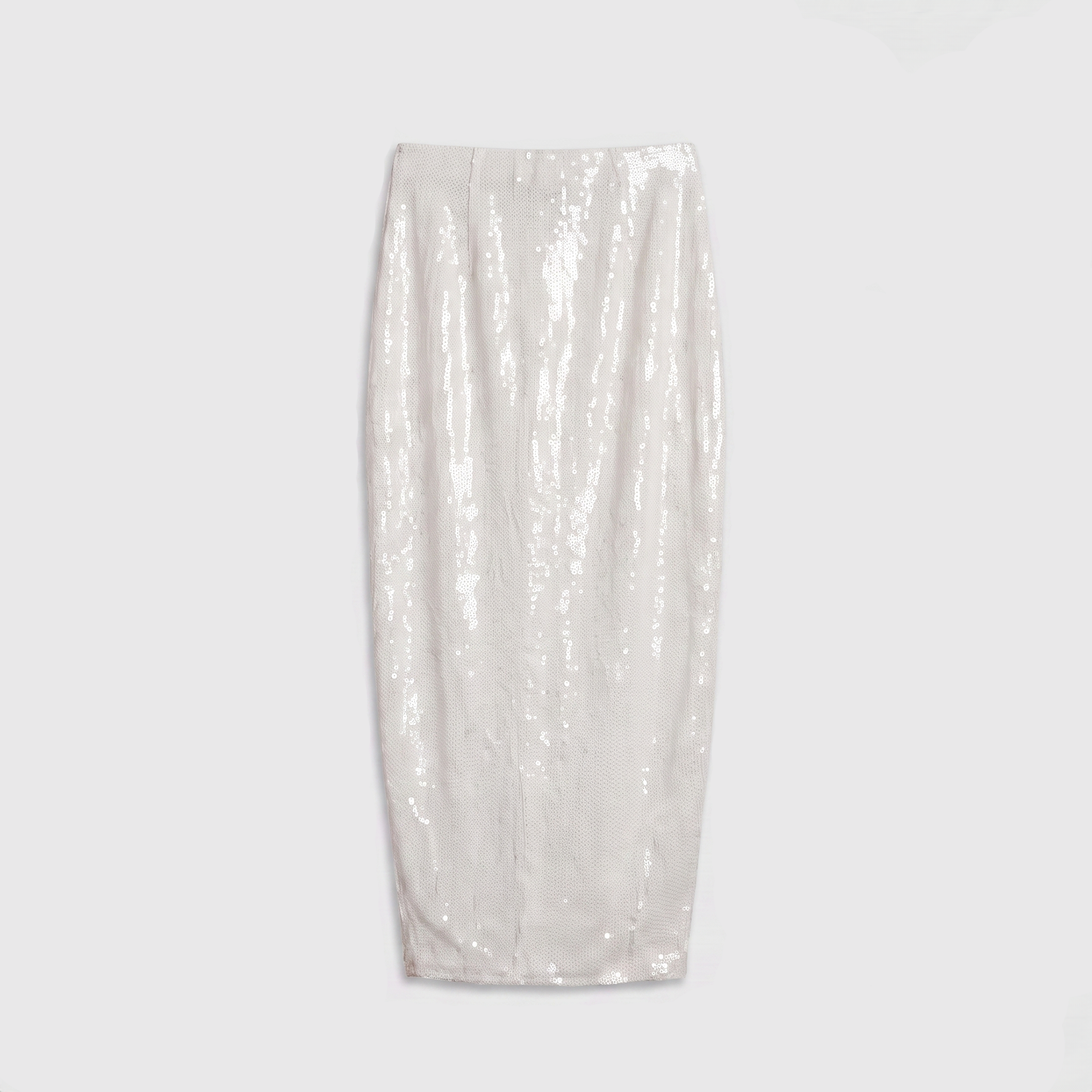 Rotate Sequins Knot Skirt Egret