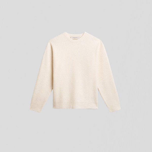 Golden Goose Journey M’s Boxy Crewneck Knit Heritage White