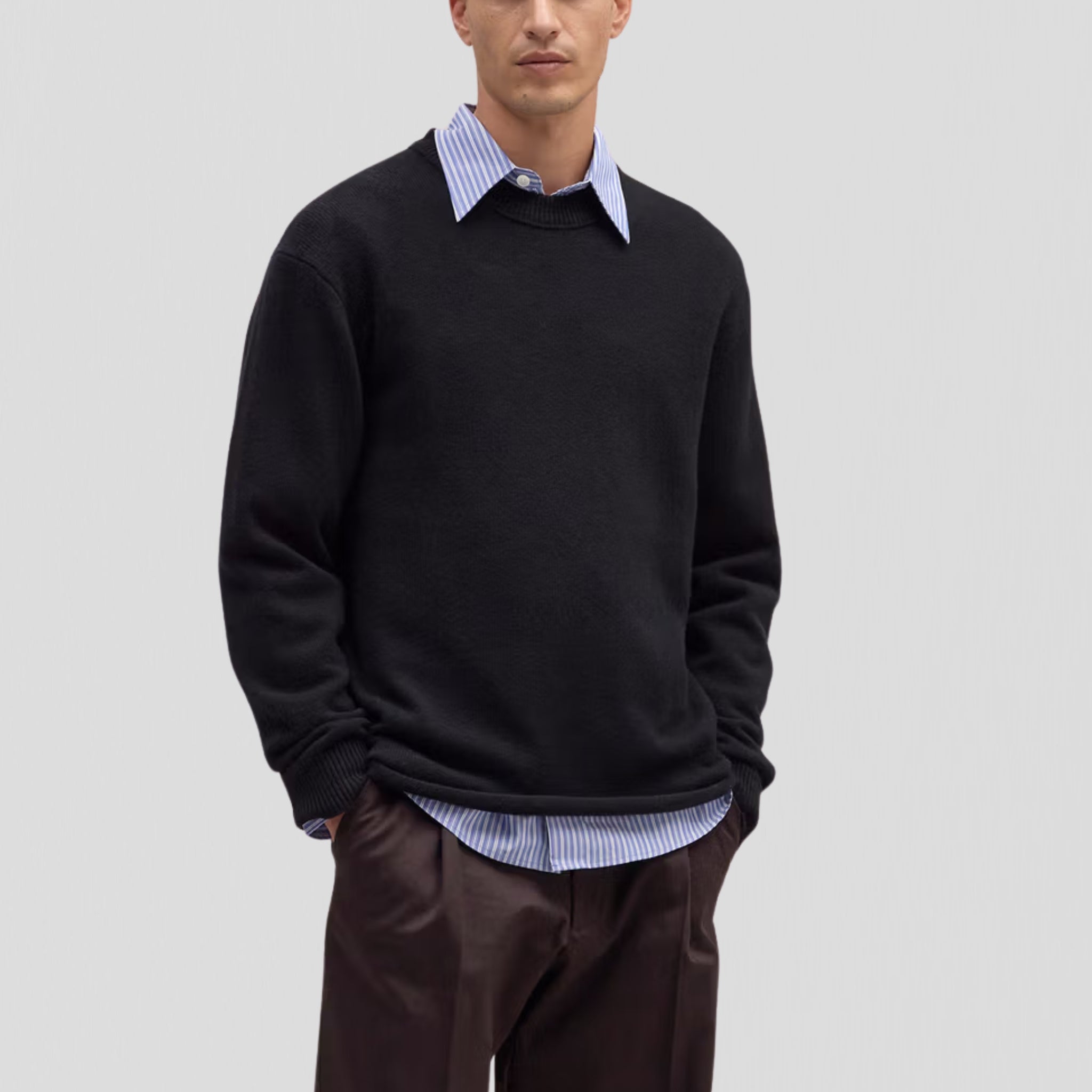 NN07 Frederick Crew 60020 Sweater Black