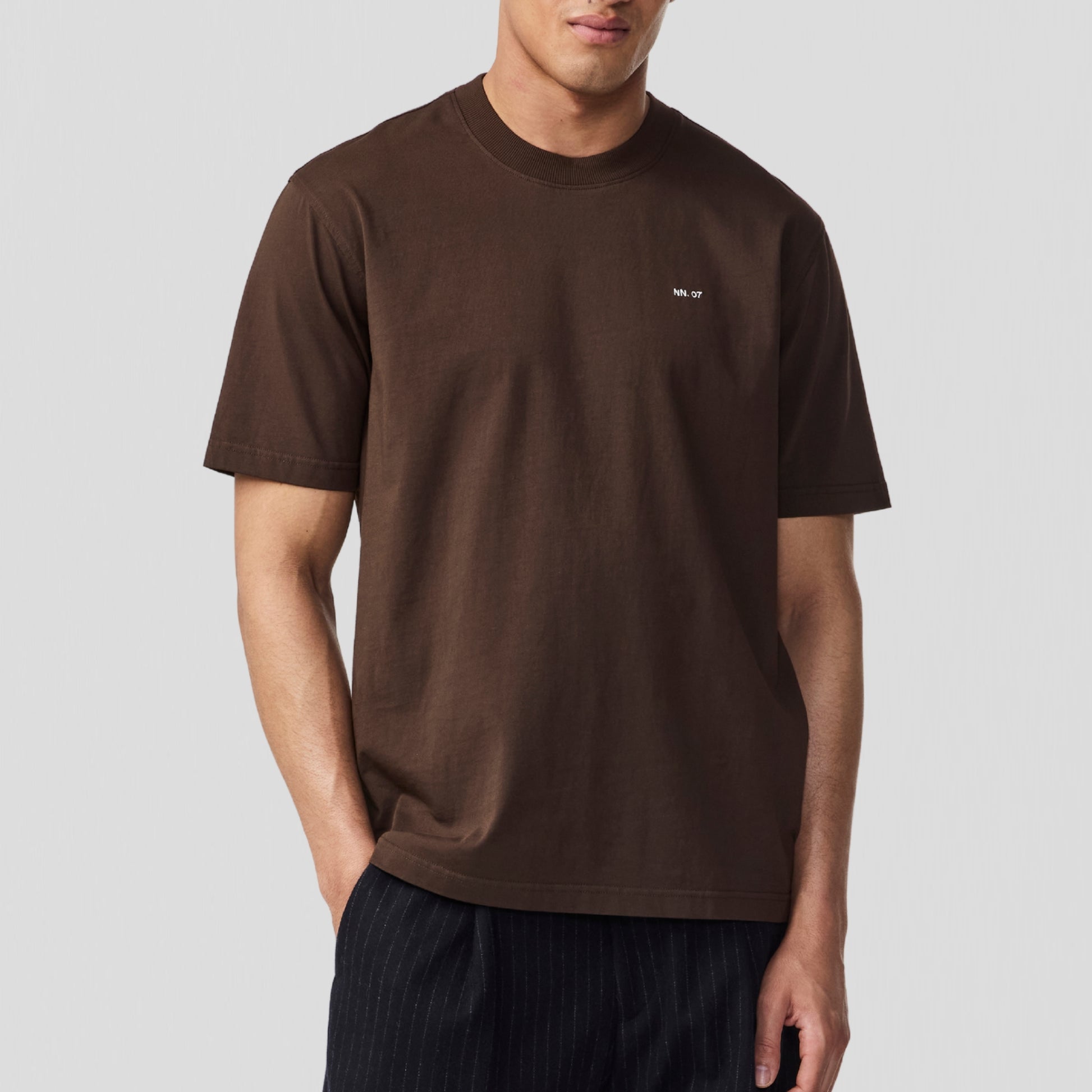 NN07 Adam 3209 EMB T-Shirt Demitasse