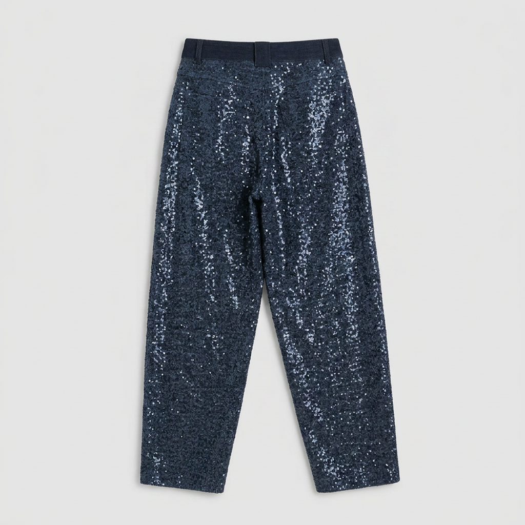 8PM Clover Pants Blue Navy