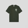 NN07 Pedro EMB SS 3525 T-Shirt Dark Army