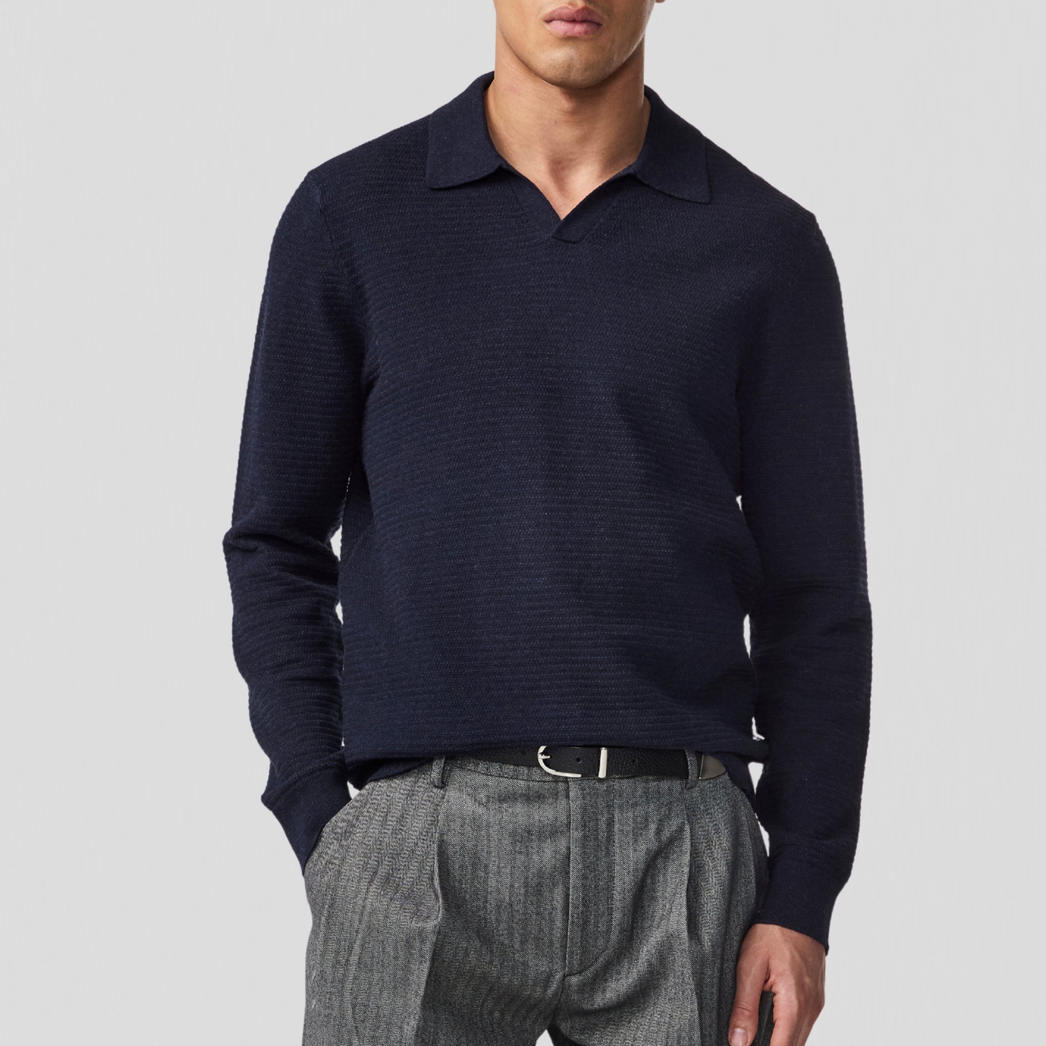NN07 Paul LS 60019 Poloshirt Deep Navy