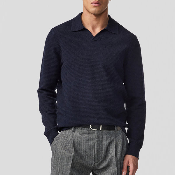 NN07 Paul LS 60019 Poloshirt Deep Navy