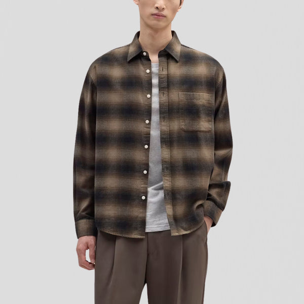 NN07 Deon 5465 Shirt Black Check