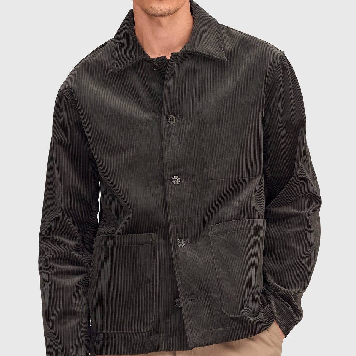 NN07 Morgan 50004 Overshirt Dark Army