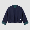 8PM Sugarbush Bomber Navy Blue/ Green