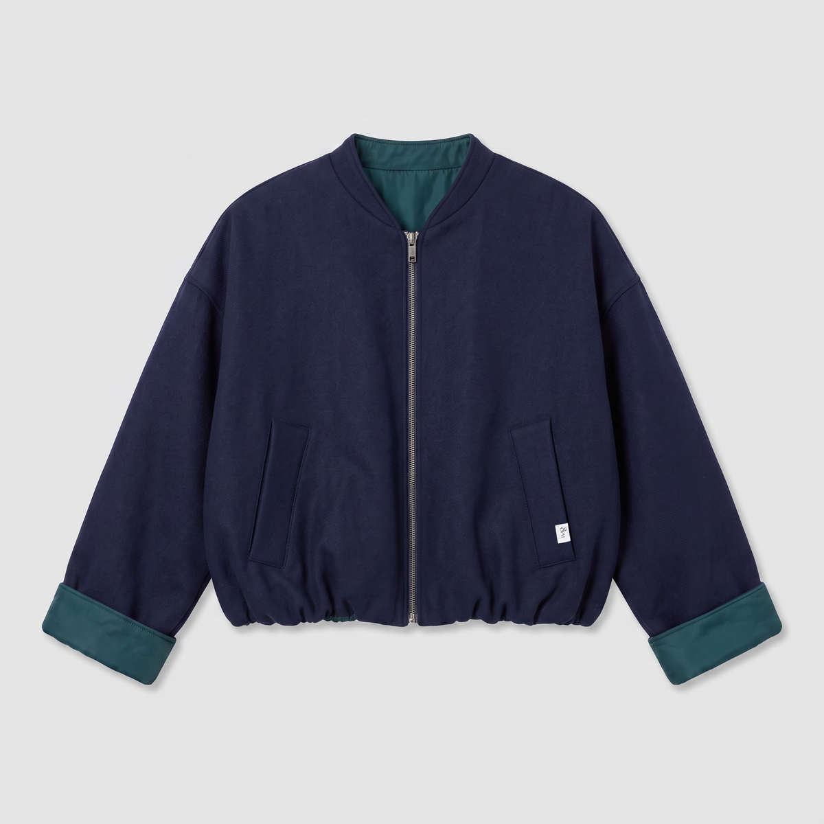 8PM Sugarbush Bomber Navy Blue/ Green
