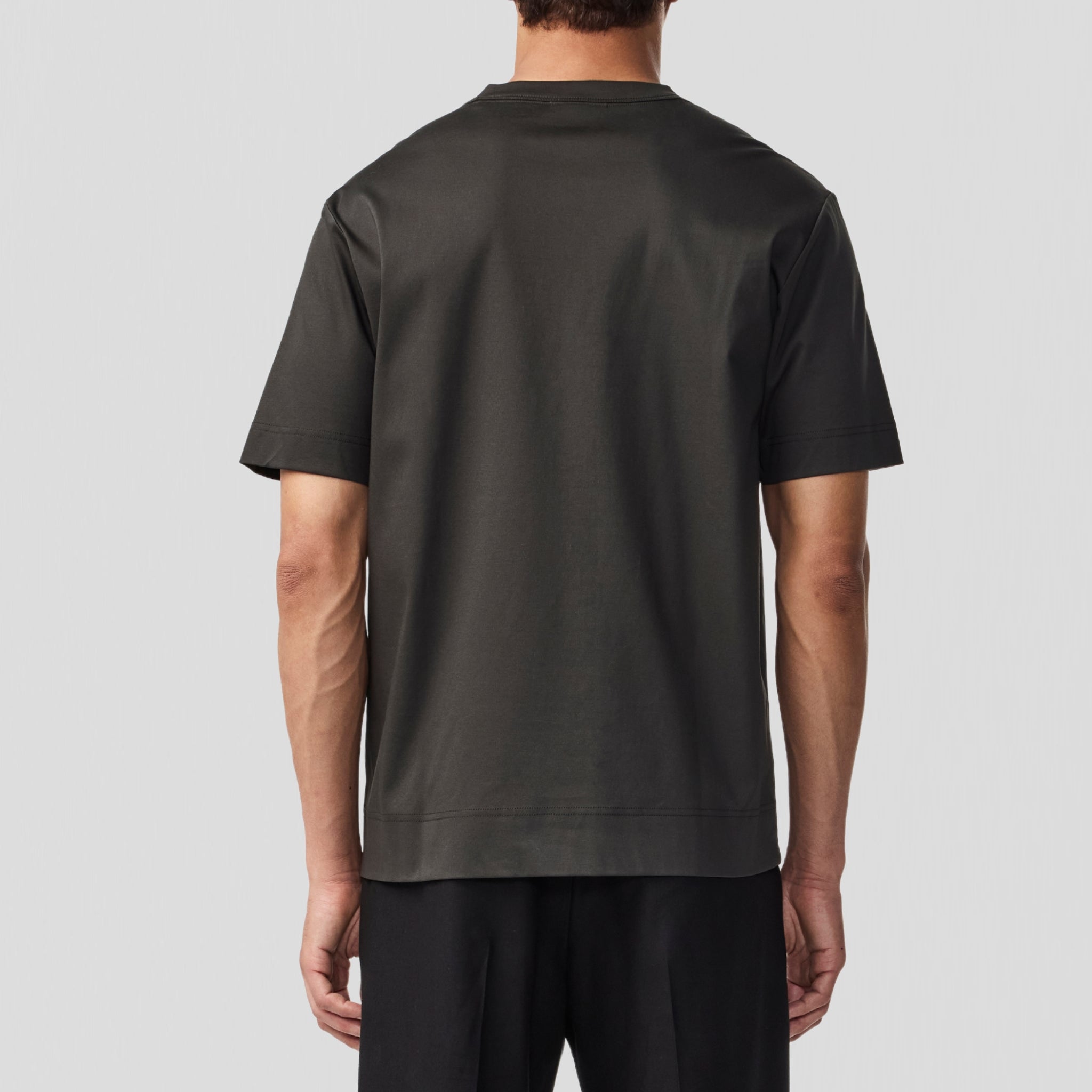 NN07 Pedro EMB SS 3525 T-Shirt Dark Army