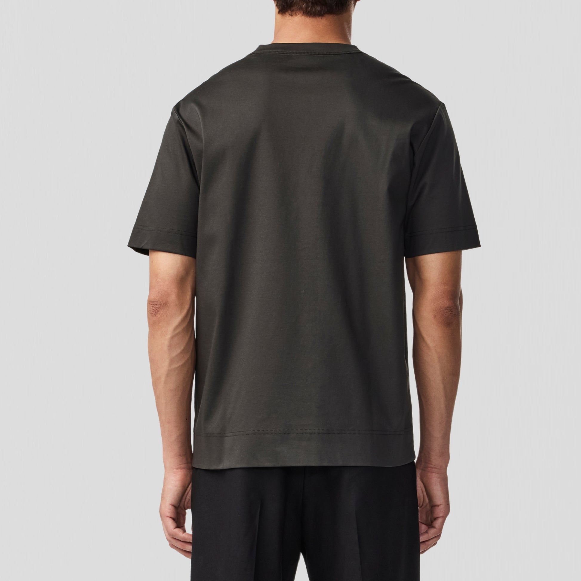NN07 Pedro EMB SS 3525 T-Shirt Dark Army