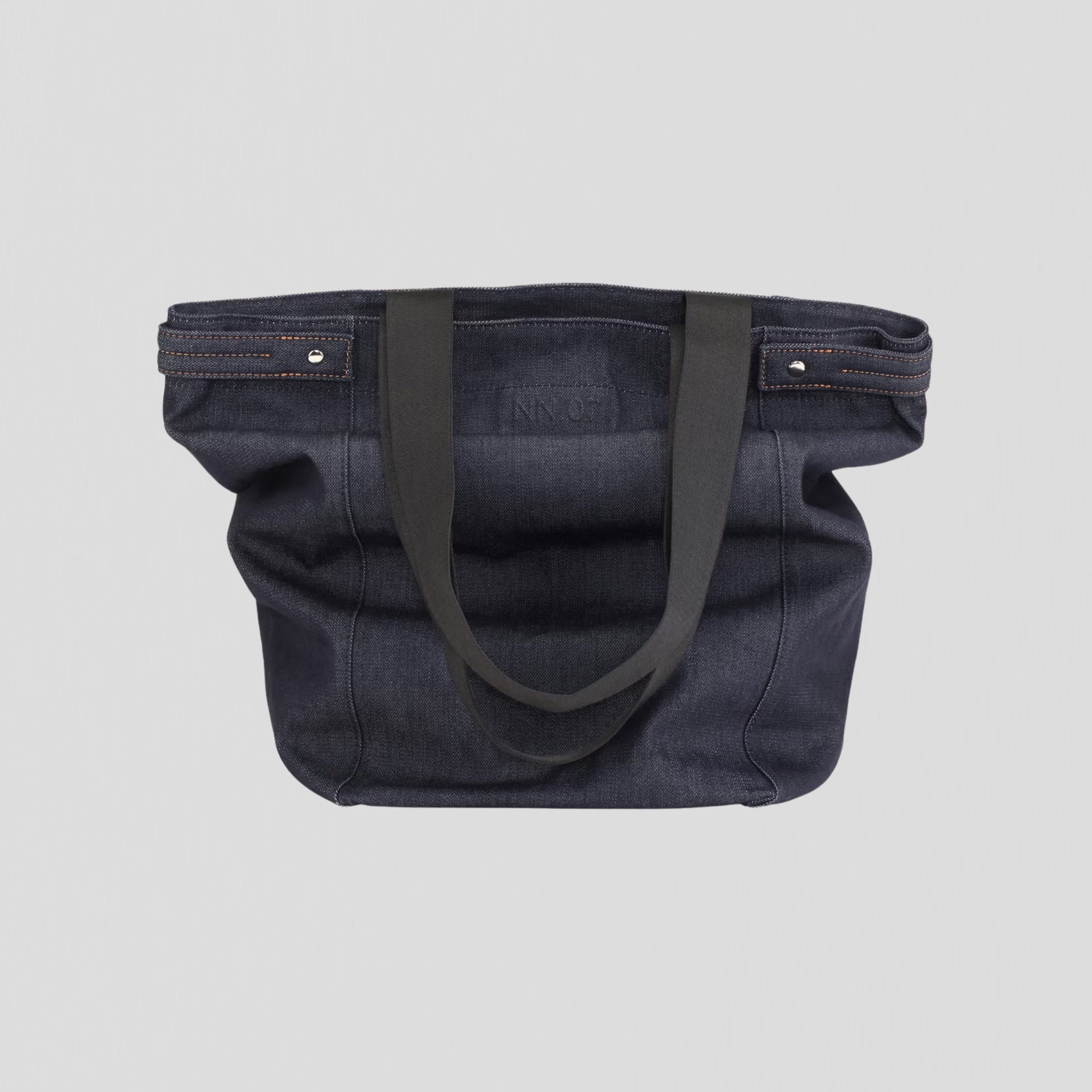 NN07 Grip Tote Bag 90026 Raw Indigo
