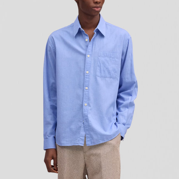 NN07 Deon LS 50053 Shirt Blue Quartz