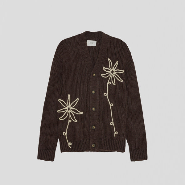 NN07 Mika Flowerr 6605 Cardigan Dusky Port