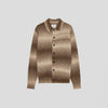 NN07 Alfie 6656 Polo Cardigan Camel Stripe