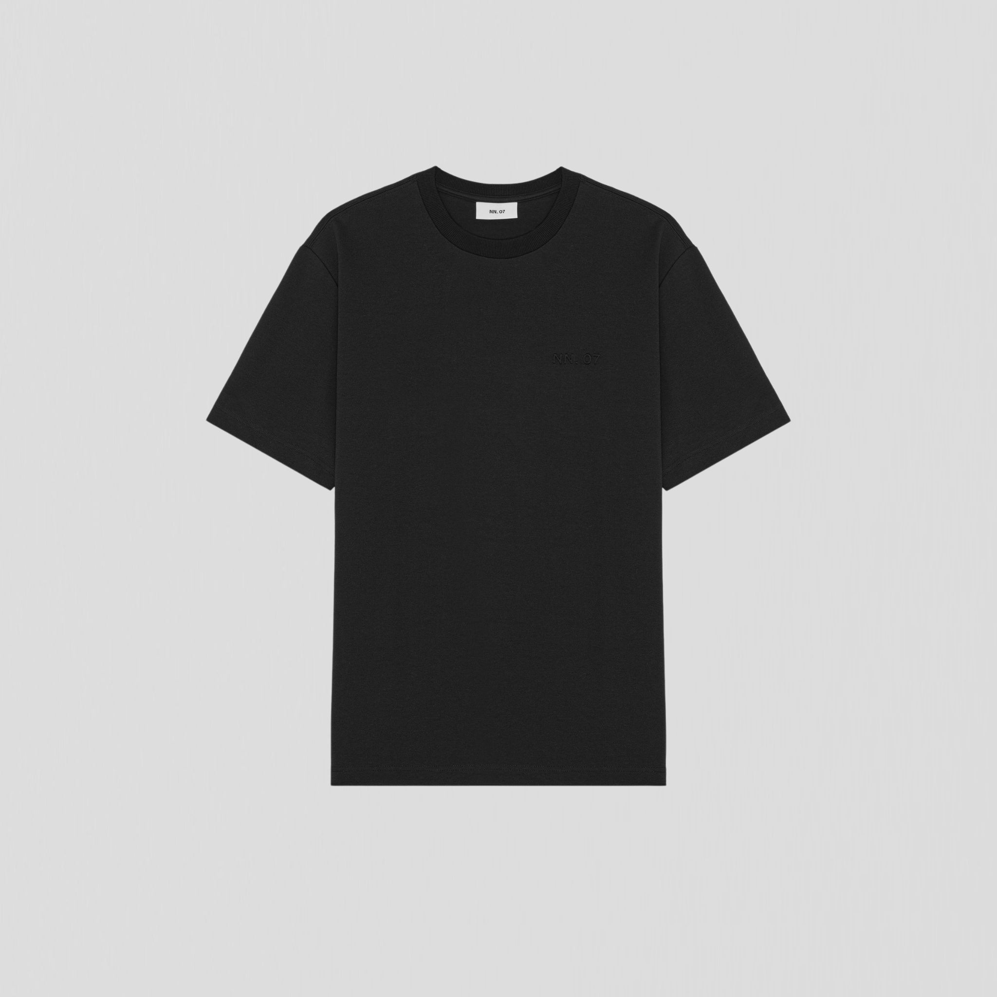 NN07 Nat 3457 Logo T-Shirt Black