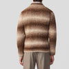 NN07 Alfie 6656 Polo Cardigan Camel Stripe