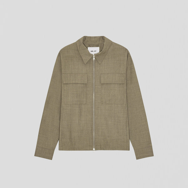 NN07 Alban 1088 Jacket Khaki Melange