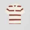 NN07 Valentin SS 30047 Polo Red Stripe