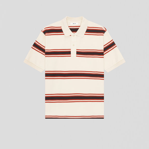 NN07 Valentin SS 30047 Polo Red Stripe