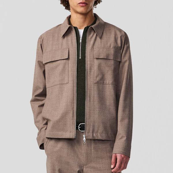 NN07 Alban 1088 Jacket Khaki Melange
