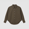Lois Jeans Caryn Poplin Shirt Khaki Dark Forest