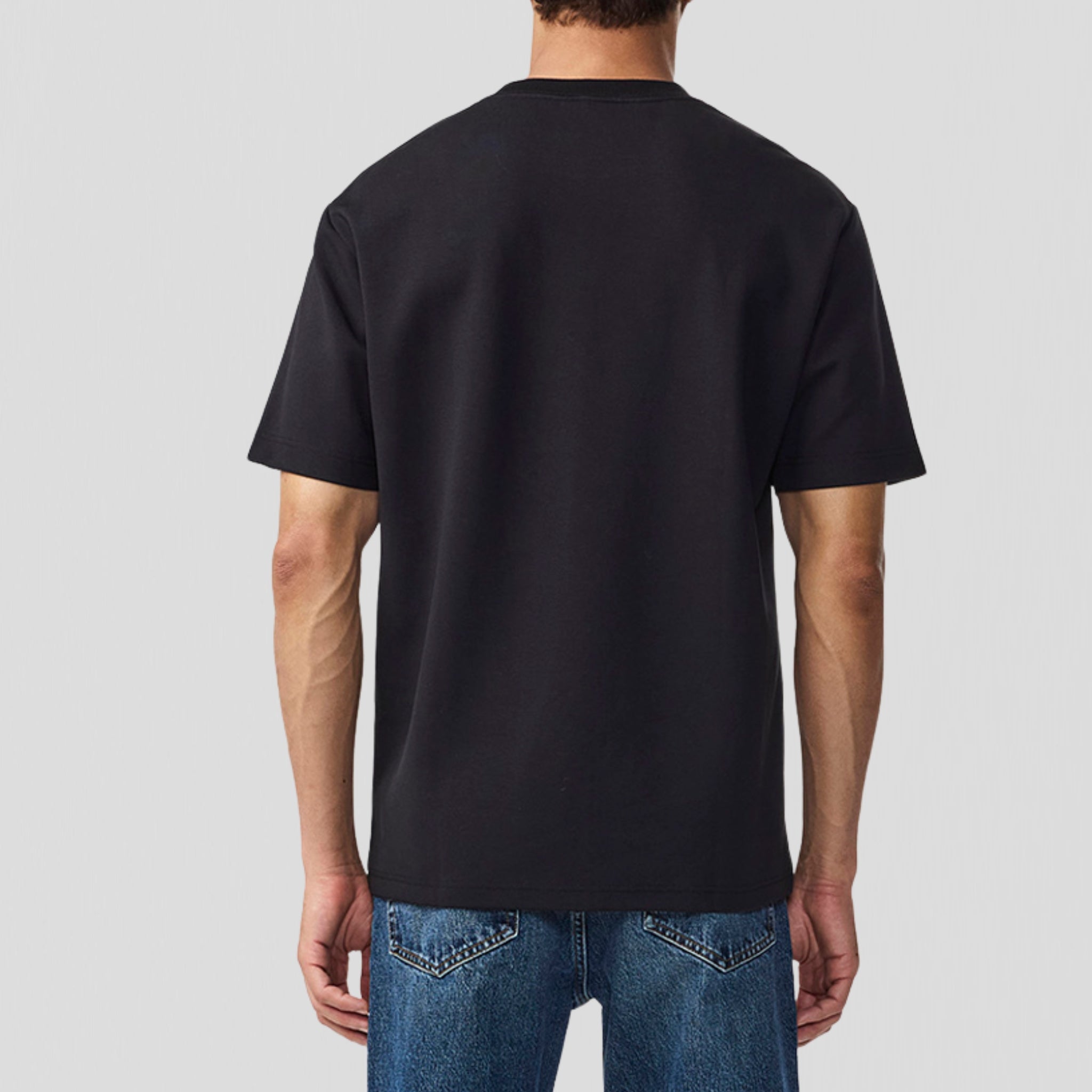 NN07 Nat 3457 Logo T-Shirt Black
