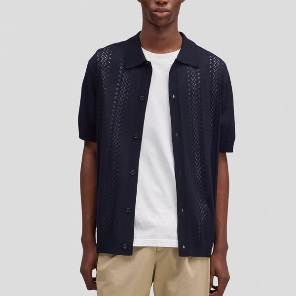 NN07 Thor SS 6584 Cardigan Deep Navy