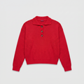 Coco y Maria Coco Polo Knit Red