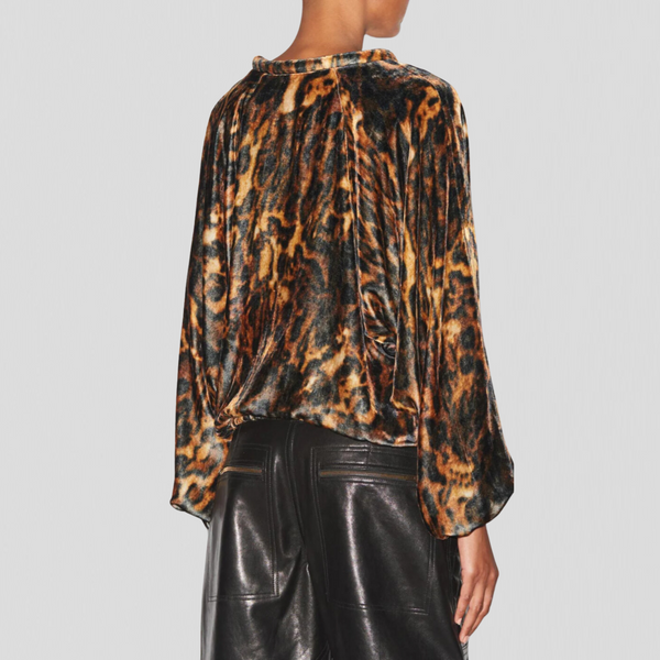 Isabel Marant Dabia Top Leopard