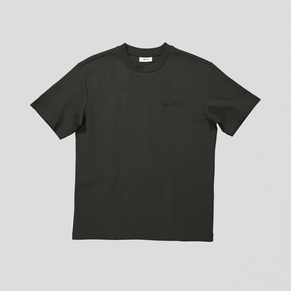 NN07 Nat 3457 Logo T-Shirt Dark Army