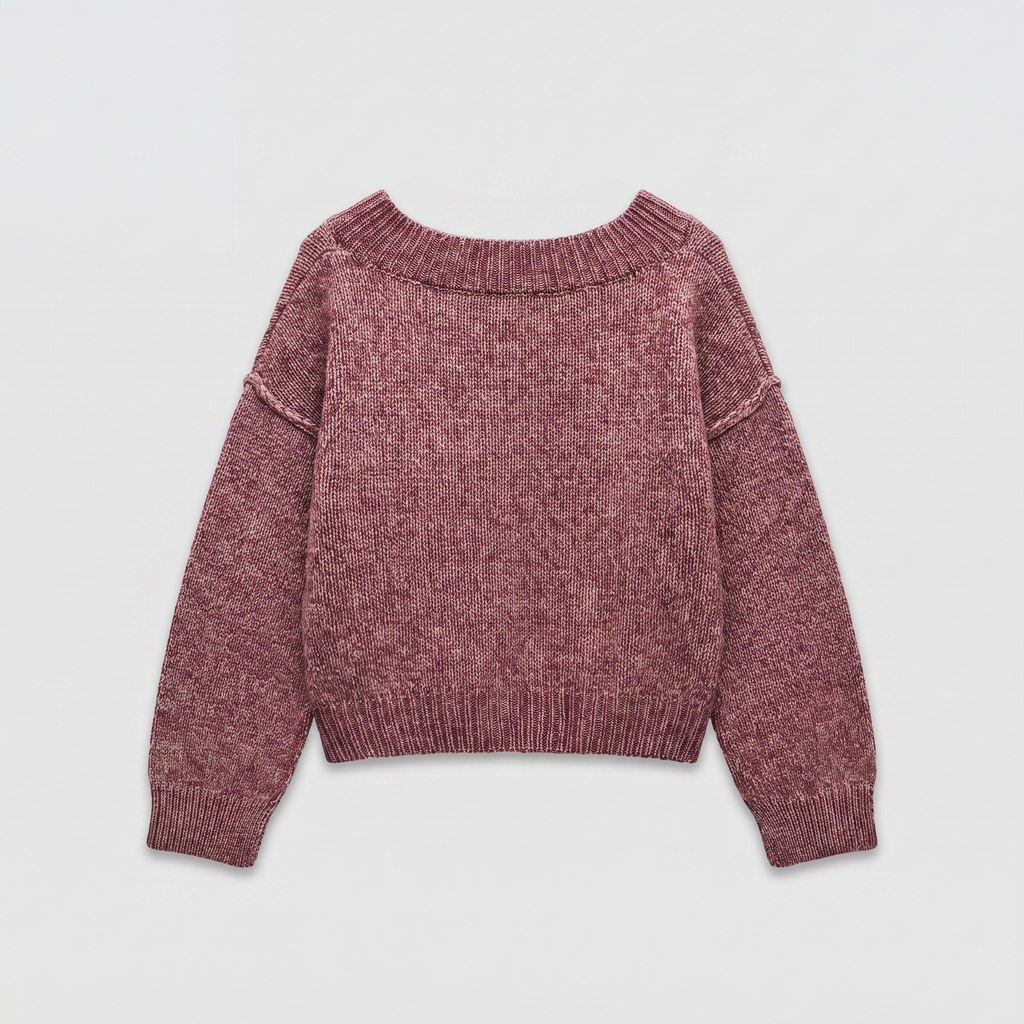Rotate V-Neck Knit Winetasting Comb.