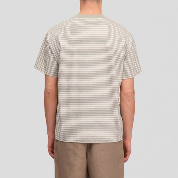 NN07 Lionel SS 30046 T-Shirt Green Stripe
