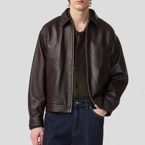 NN07 Petrus Leather 8228 Jacket Demitasse