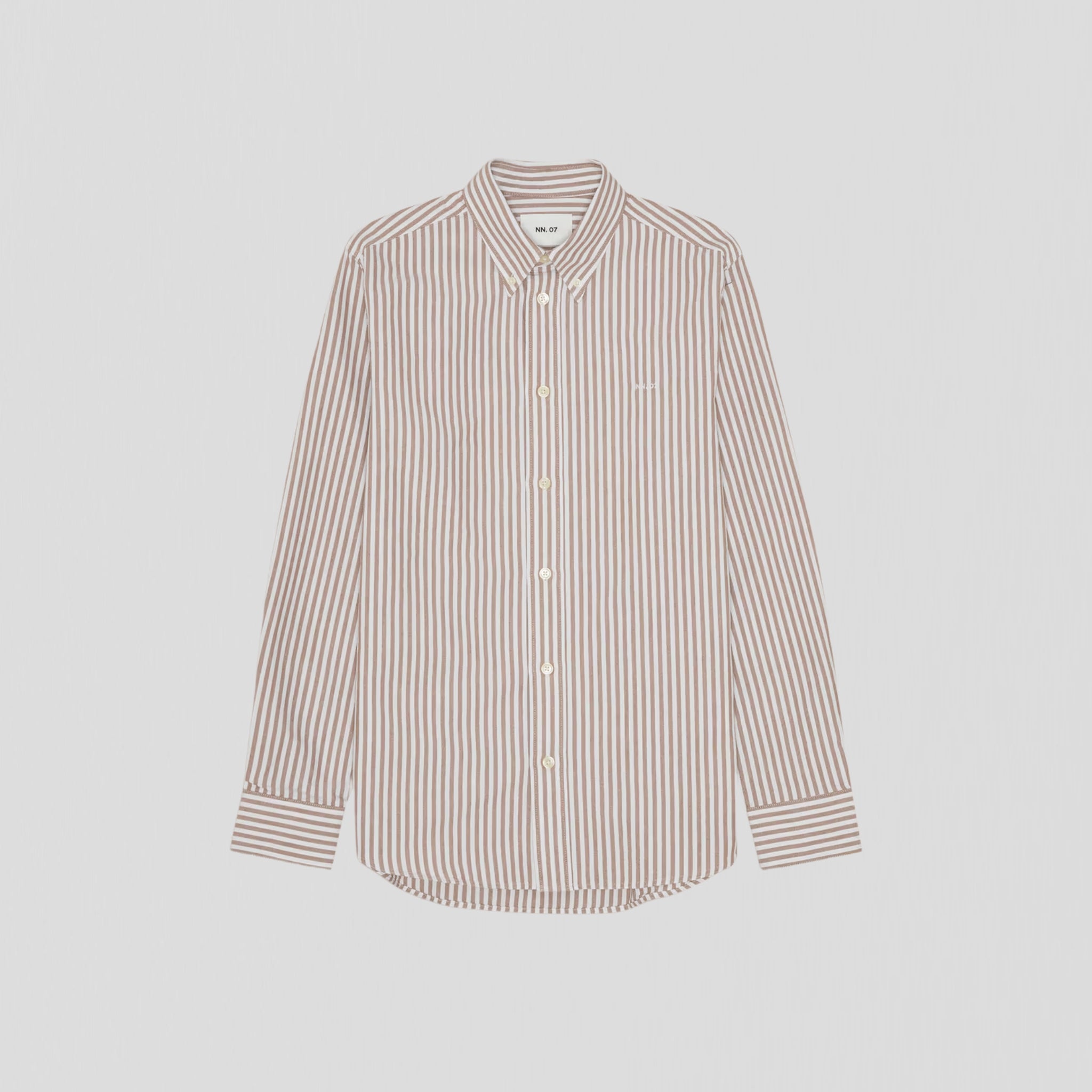 NN07 Colby BD 5910 Shirt Terracotta Stripe