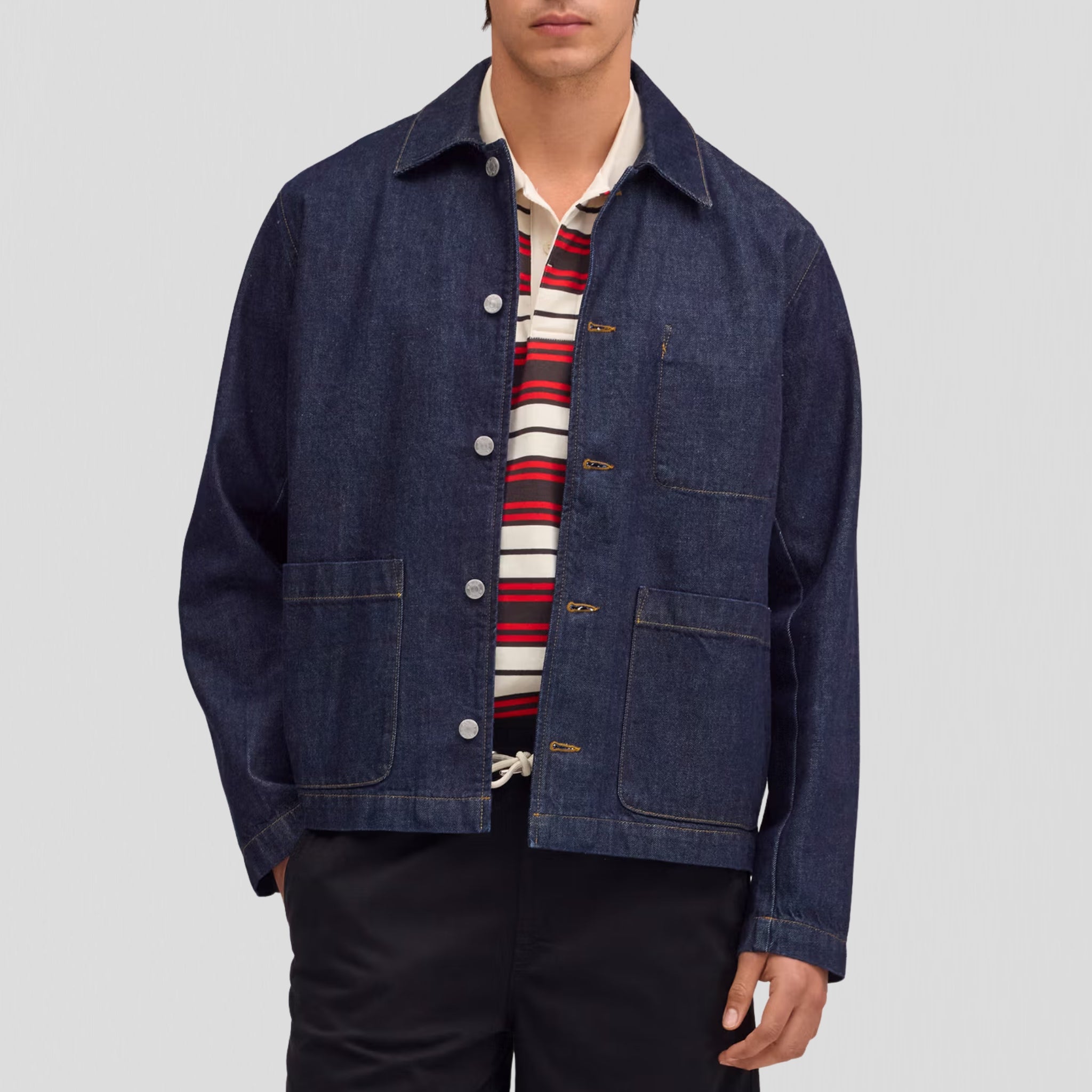 NN07 Morgan 1843 Jacket Raw Indigo