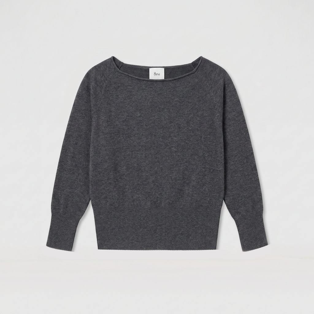 8PM Azalea Knit Mel Dark Grey